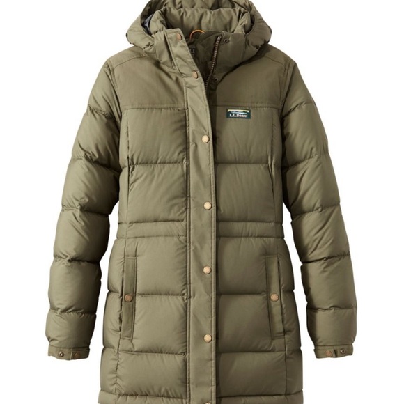 L.L. Bean Jackets & Blazers - L.L.Bean Women's Mountain Classic Down Parka Kelp Green
